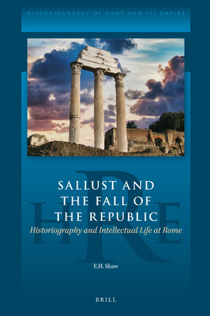 Cover image of the book: Storm clouds gather behind the temple of Castor & Pollux in the Roman Forum.